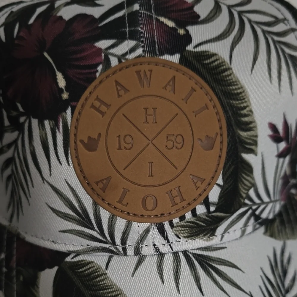 NWOT Unisex Robin Ruth Tropical Leaf Mesh Cap - Picture 8 of 8